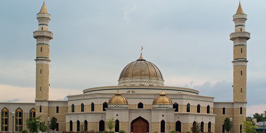An image of the Islamic Centre of America, one of the best mosques in the USA