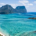 A glimpse of Lord Howe Island which is one of the few of the islands near Australia.