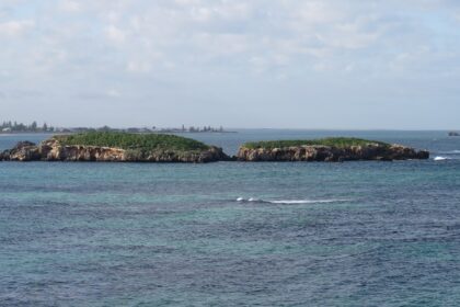 A scenic view of one of the islands in Australia.