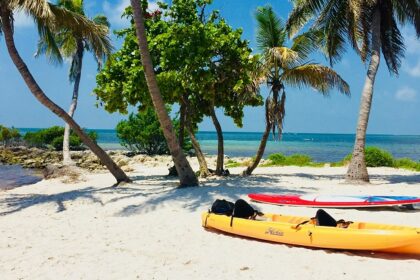 Picturesque view of beach background at Key West - one of the beautiful Islands in Florida