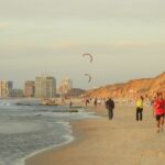 Israel beaches offer various water sports and leisure activities.