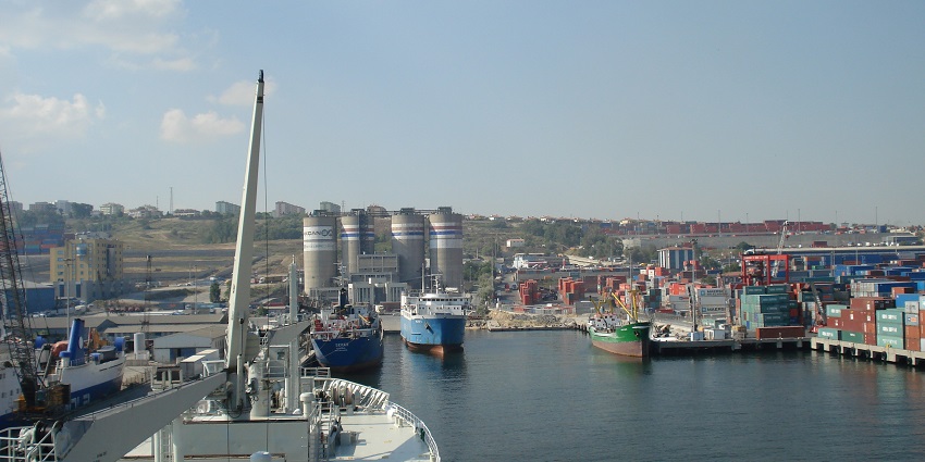 Major cargo port in Istanbul for freight and maritime trade.