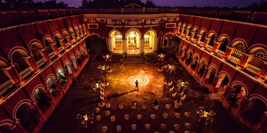 Itachuna Rajbari beautifully decorated during special occasions
