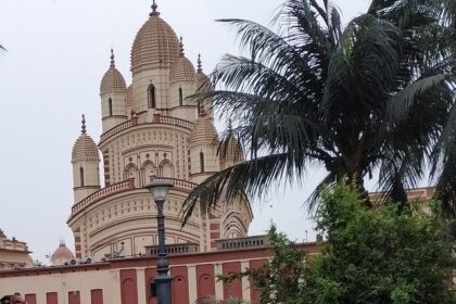 A picture of Dakshineswar Kali Temple, Dakshineswar, North 24 Parganas district, India.