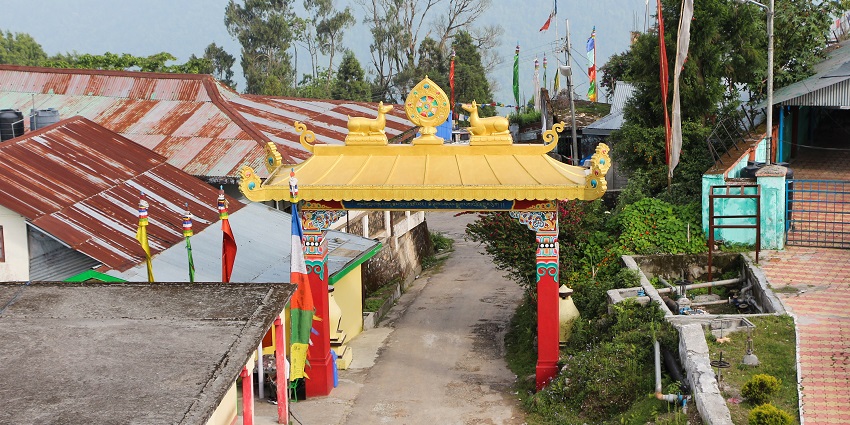 picture of the Kalimpong Monastery, among the popular monasteries in Kalimpong.
