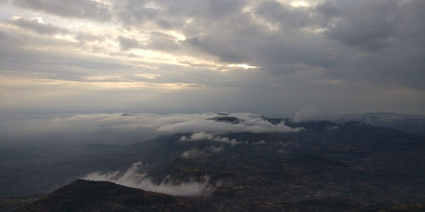 A picture of Kalsubai Peak in Igatpuri, the highest in the state of Maharashtra.