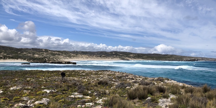 Scenic view of Kangaroo Island which is one of the islands near Australia from Cape Jarvis.
