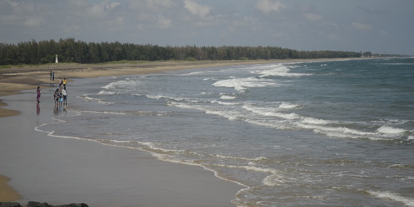 A picture of Karaikal Beach, a popular spot among tourist attractions in Karaikal