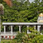 An image of the temple of lord Shiva in the Kauai in Hawaii – Kauai Hindu Monastery.