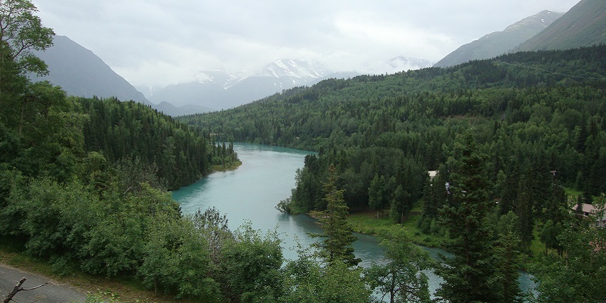 An image of the Kenai Lodge, one of the best places for Valentine's Day in Alaska.
