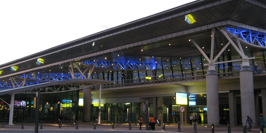 King Shaka International airport in South Africa has beautiful architecture.