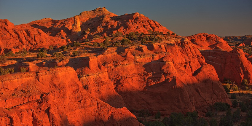 An image of Kodachrome Basin State Park with distinctive sandstone spires and desert landscape.