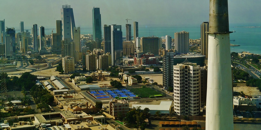 Places to visit in Kuwait include the Kuwait Towers, which offer panoramic views of the City.