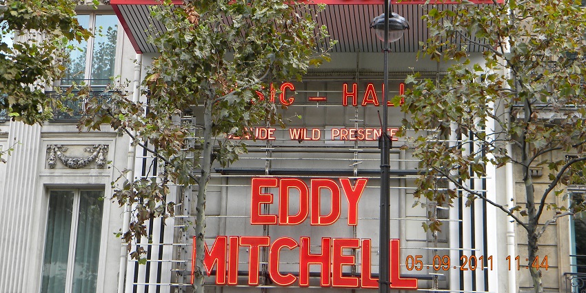 Image of the historic music venue in Paris, hosting concerts by top artists.