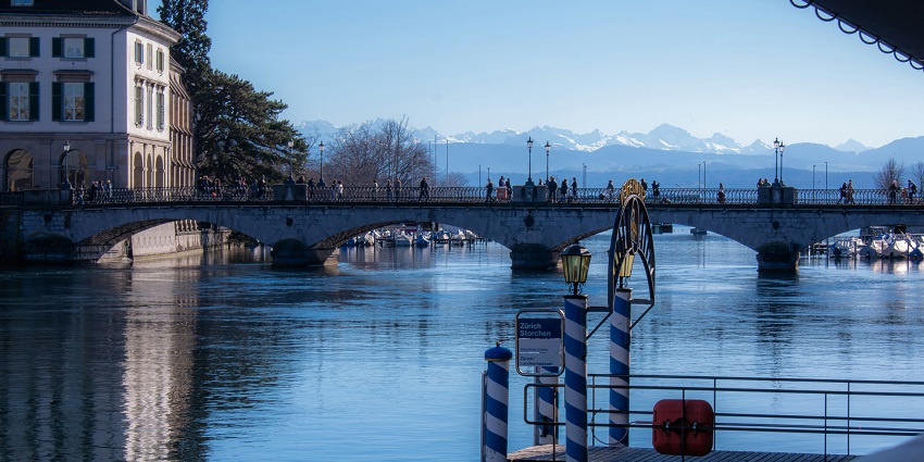 Scenic lake offering boating, swimming, and picturesque city views at the zurich lake