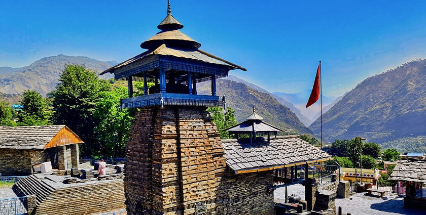 The Lakhamandal Temple is an ancient temple dedicated to the hindu lord shiva