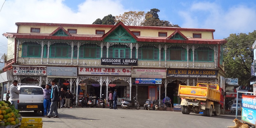 Shopping in Mussoorie marketplace offering souvenirs, books, and local handicrafts