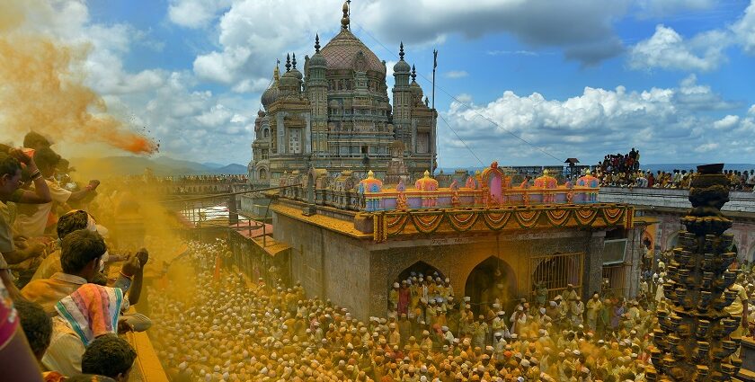 Kankalitala Temple complex, one of the well-known religious centres in West Bengal.