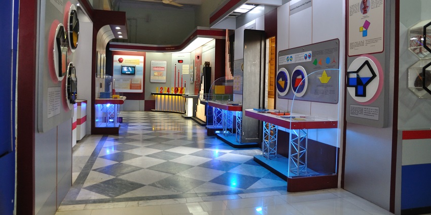 A view of the Mathematics gallery at the Birla Industrial & Technological Museum, Kolkata.