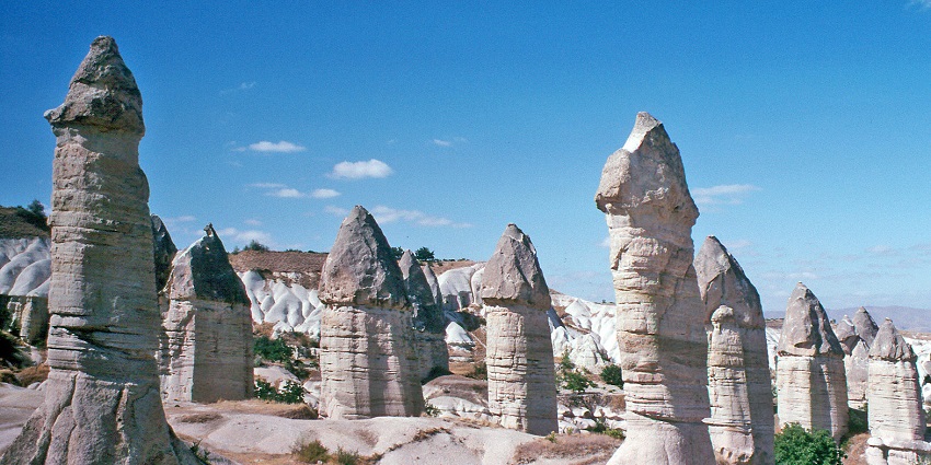Göreme National Park is located in Cappadocia.