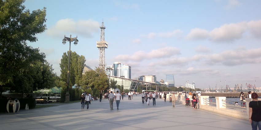 The Azerbaijan Carpet Museum showcasing intricate carpets and scenic views in baku