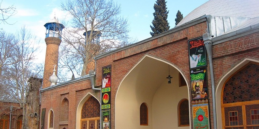 Juma mosque (also called Shah Abbas Mosque) in Ganja, Azerbaijan.