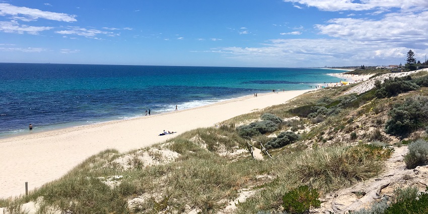 Alluring location of Cottesloe Beach in Western Australia.