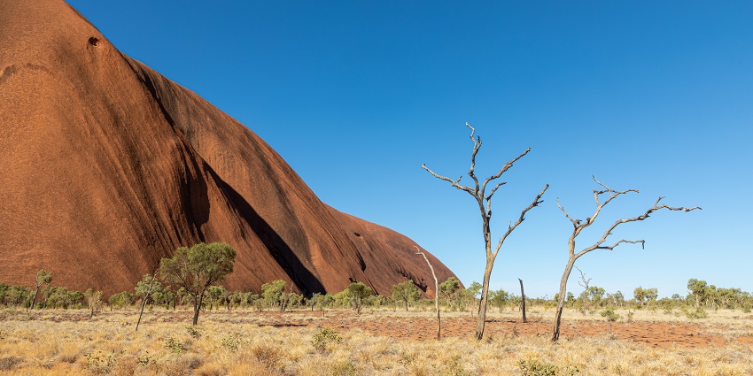 Uluru Kata Tjuta National Park is situated in the arid inland region of Australia