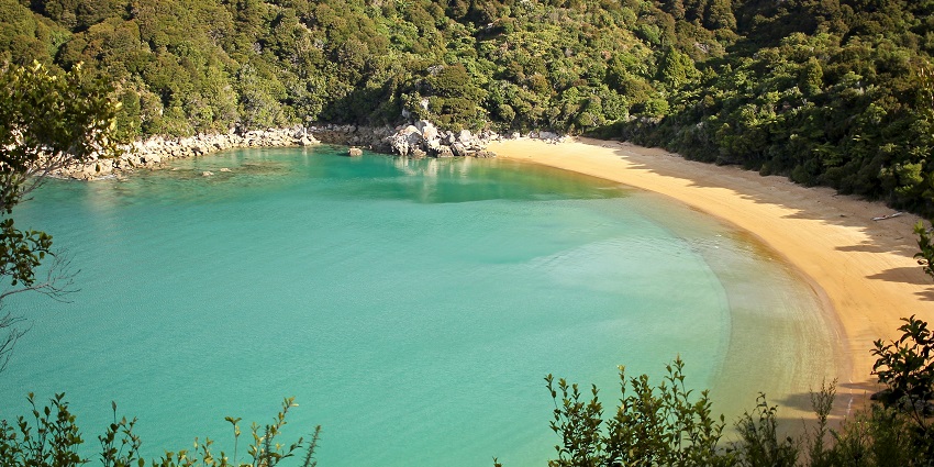 Access the park from Mārahau and Kaiteriteri in the South or Golden Bay and Totaranui.
