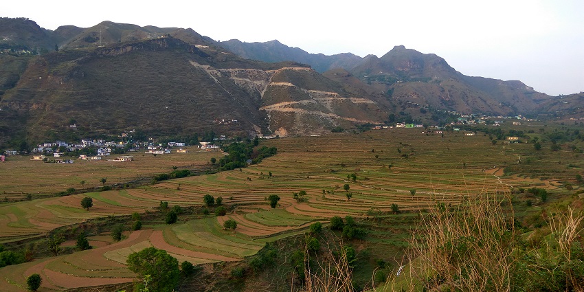 Pithoragarh Fort is located in Uttarakhand's majestic Himalayan hills.
