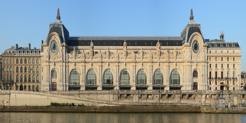 The Orsay Museum in a former railway station in Paris close to many iconic landmarks