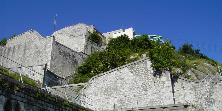 Fortifications Bastille offers panoramic views of Grenoble and the Alps