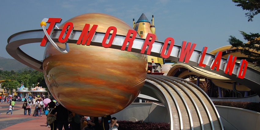 The Tomorrowland music festival in Belgium is set in picturesque De Schorre Park.