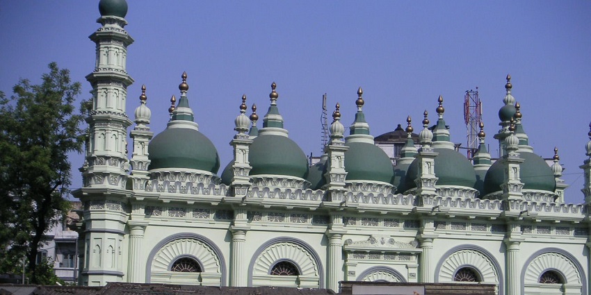 A view of Tipu Sultan Mosque in Kolkata.