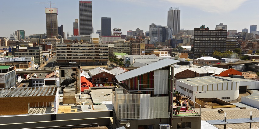 The gates of the Apartheid Museum in Johannesburg, South Africa