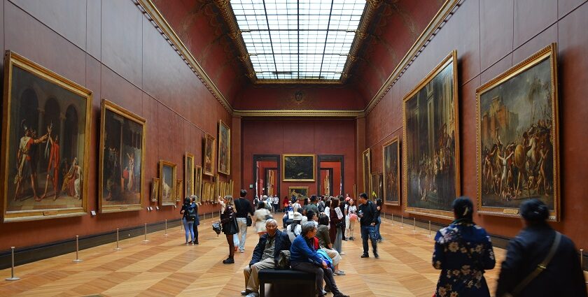 Louvre Museum showcasing masterpieces and stunning architecture.