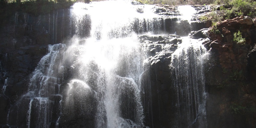 Majestic waterfall in Australia’s Grampians, flowing year-round for visitors