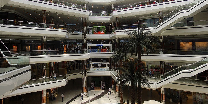 Shopping in Turkey Mall, which has huge retail stores, entertainment, and restaurants