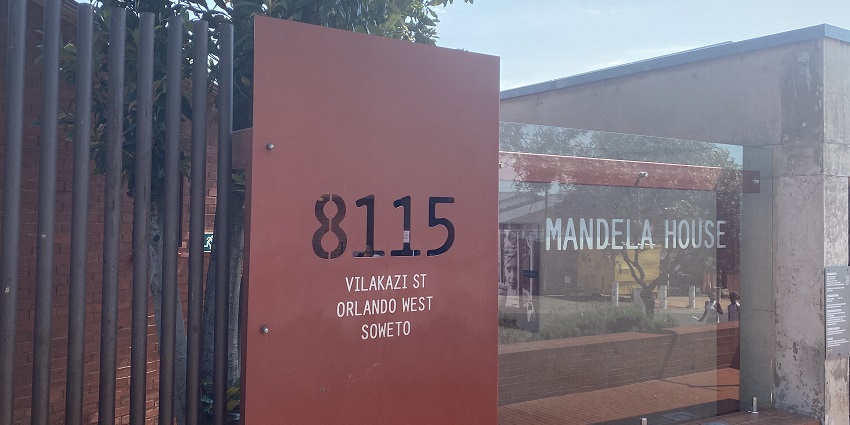 Exterior View of Mandela House, one of the places to visit in Johannesburg, South Africa.