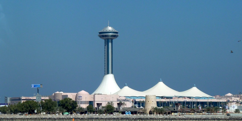 Popular shopping destination with luxury stores, dining, and entertainment.