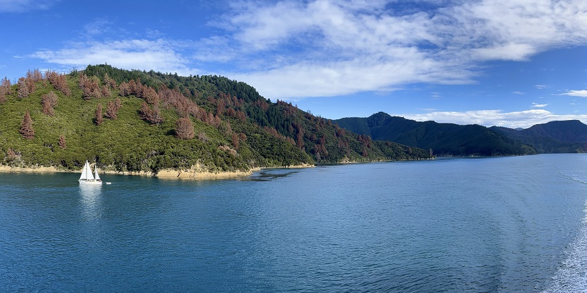 Ambience with a breathtaking view at a place to visit in New Zealand in September.