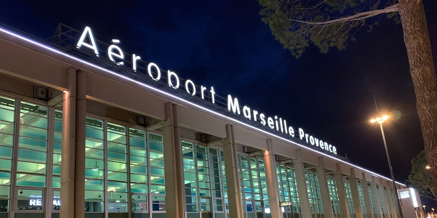 International airport offering flights to Europe, North Africa, and beyond.
