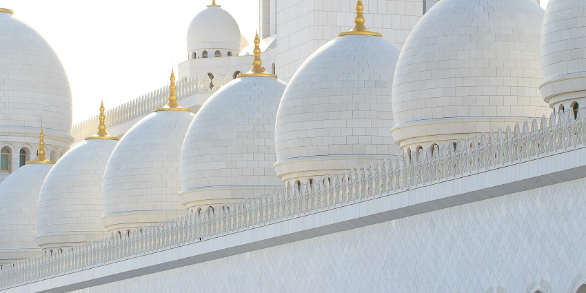 A view of a mosque resembling the Masjid at-Taqwa, one of the New York mosques.