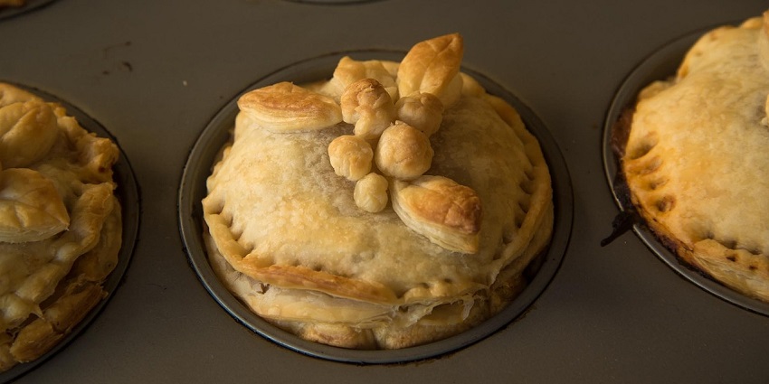 Flaky, delicious meat pies are a taste of the best foods in Australia.