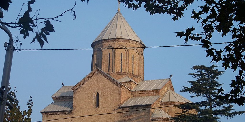 A historic church on a cliff is among the best tourist places in Tbilisi with sweeping views.