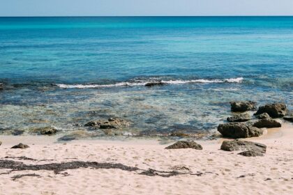 A view of one of Mexico beaches offering serene landscapes and serene ambience.