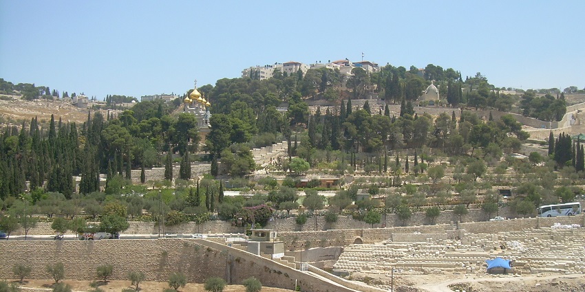 Mount of Olives is a scenic hill offering panoramic views of Jerusalem's Old City.