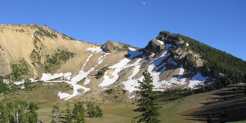 Image of the view of Mount Scott, a popular place near the Crater Lake National Park Ornego USA.
