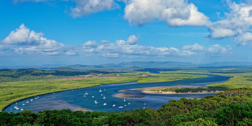 A popular vantage point in the region near Brisbane Water National Park in Australia