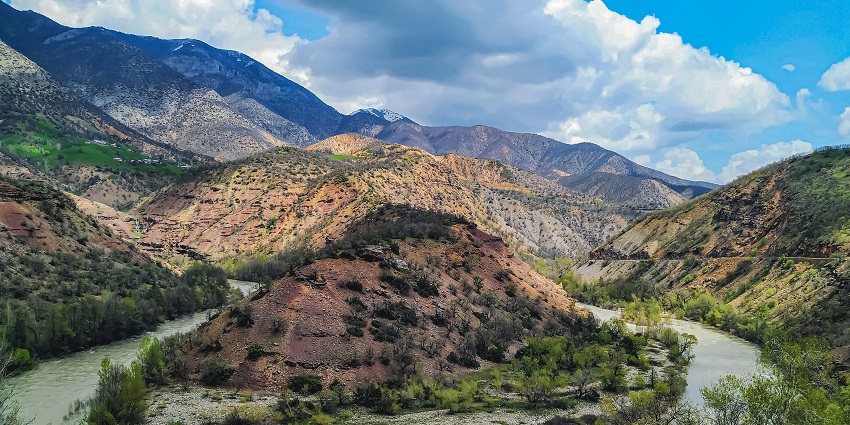 Majestic mountain range offering scenic views, trekking, and adventure.